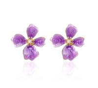 Vintage Medieval Silver Flower Earrings for Women Hypoallergenic Medium Size Brass Not a Gemstone