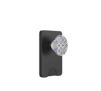 Vintage Mediterranean Yellow Blue Tile Mosaic Patchwork PopSockets PopWallet for MagSafe