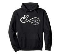 Vintage Memorial Heart Love Sign Grieving Positivity Husband Pullover Hoodie