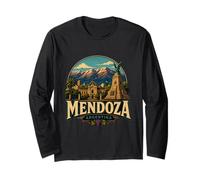 Vintage Mendoza Argentina Travel Souvenir Landmark Gift Long Sleeve T-Shirt