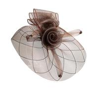 Vintage Mesh Flower Hairband Hair Accessory For Bride Parties With Bendable Band And Comfortable Headbands Design
