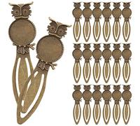 Vintage Metal Bookmarks 20pcs Owl Bookmark Metal Art Rayon Copper s Owl Shape Alloy Tray Chinese Style Animal