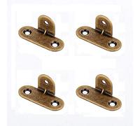 Vintage Metal Box Corner Protector Antique Brass Furniture Edge,4Pcs 90 Degrees Antique Brass Bracket Joint Right Angle Brace Support Drawer Fixed Code (Color : -)