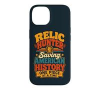 Vintage Metal Detectorist Save History Metal Detector Case for iPhone 14