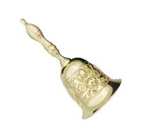 Vintage Metal Handbells With Delicate Handle Metal Tea Hand Bells Service Handbell Dinner Bells Loud Call Handbell