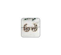 Vintage Metal Leopard Earrings for Women Wooden Leopard Earrings Exaggerated Multi-Layer Leopard Retro Personalized Earrings for Women, One size, Alloy Steel, No Gemstone
