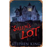 Vintage Metal Poster - Movies Salems Lot Stephen King Tin Sign 12 X 8 Inches Suitable For Wall Decoration Of Bar,Cafe,Garage,Man Cave