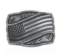 Vintage Metal Relief America Flags Pattern Belt Buckle Delicate Waistband Accessories Cowboy Rock Western Buckles Men Cowboy Buckles For Men Girls