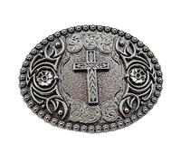 Vintage Metal Relief Cross Pattern Belt Buckle Delicate Belt Buckle Waistband Accessories Adult Rock Buckle Western Belt Buckles Men Cowboy Western Belt Buckles For Men Girls Western Belt