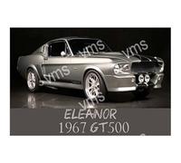 Vintage Metal Sign MUSTANG ELEANOR 18X12 inch Home Decor Inside Outside Bar Kitchen Pub Decorative Plaques
