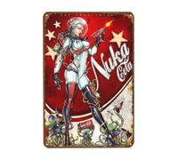 Vintage Metal Sign, Nuka Cola Tin sign, Funny Decor Poster for Home Man Cave Bar Garden Garage Wall Plaque Iron Sign 20 x 30 cm