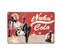 Vintage Metal Sign, Nuka Cola Tin Sign, Funny Decorative Poster for Home Man Garden Cave Garage Bar Wall Plaque Iron Sign 30x20cm