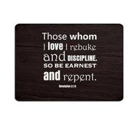 Vintage Metal Signs Those Whom I Love I Rebuke And Discipline Wall Decorations Garage Signs for Outside Bedroom Dining Room Art Poster Gift for Indoor 10x14 Inch