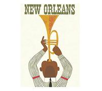 Vintage Metal Tin Plaque Signs Retro Signs Vintage New Orleans Sign, Travel Sign, Vintage Sign. Retro Wall Sign, New Orleans Sign, New Orleans Wall Art 8X12inch