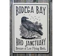 Vintage Metal Tin Sign Bodeca Day Bird Sanctuary Beware Of Low Flying Birds Perfect For Indoor And Outdoor Metal Plaque Tin Sign 8x12 Inch