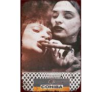 Vintage Metal Tin Sign Cohiba Smoking Girl Cigar Home Bar Pub Kitchen Garage Restaurant Wall Deocr Plaque Signs 12x16 Inch
