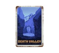 Vintage Metal Tin Sign,Death Valley National Park,Bath Room Decor, Nursery Decor, Home Decor, Bathroom Wall Art Tin plaque(15x30cm)6x12 inch-F72