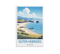Vintage Metal Tin Sign Funny Outer Hebrides Scotlands Vintage Plaques Poster Plaque Decor Retro Posters Gallery Wall Art Print 30x40cm
