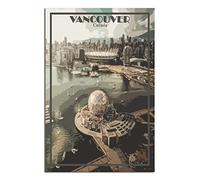 Vintage Metal Tin Sign Funny Retro Vancouver Canada Decorative Tin Metal For Home Office Bar Coffee Shop Pub Shed Man Cave 30x30CM