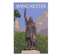 Vintage Metal Tin Sign Funny Retro Winchester Alfred The Great Decorative Tin Metal For Home Office Bar Coffee Shop Pub Shed Man Cave 20x30CM