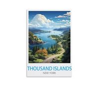 Vintage Metal Tin Sign Funny Thousand Islands New Yorks Wall Decor Kitchen Garage Dining Room Home Decor Hotel Decor Gift 15x30cm