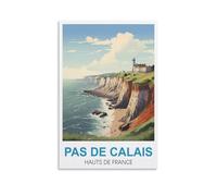 Vintage Metal Tin Sign Pas De Calais Hauts De Frances Vintage Metal Tin Sign for Cafe, Bar, Pub, Beer Club Wall Decor 15x30cm