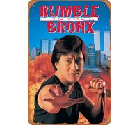 Vintage Metal Tin Sign Rumble in the Bronx Jackie Chan Poster Home Bar Pub Garage Decor Gifts Home Wall Art Decoration 8x12 Inch