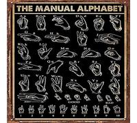 Vintage Metal Tin Sign The Manual Alphabet Posters Bar Tavern Pub Club Man Cave Wall Decor 12"x12"
