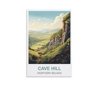 Vintage Metal Tin Signs Cave Hill Northern Ireland Wall Decor Kitchen Garage Dining Room Home Decor Hotel Decor Gift 15x30cm