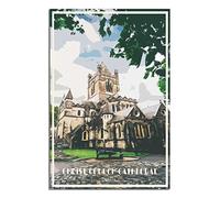Vintage Metal Tin Signs Dublin Ireland Christ Church Ideal for Pub Shed Bar Office Man Cave Home Bedroom Dining Room Kitchen 30x40cm