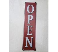 Vintage Metal Tin Signs Open Tin Sign Retro Road Signs Country Retro Metal Wall Man Cave 4x16 inches Metal Signs Decorative Signs