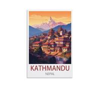 Vintage Metal Tin Wall Sign Kathmandu Nepal Vintage Style Home Lounge Dining Room Kitchen Bar Sign Gifts 30x40cm