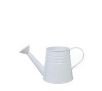 Vintage Metal Watering Can Country Kitchen Home Accessory Planter Vase in 2 Pastel Colours Green or White