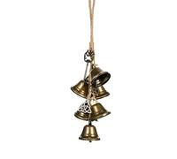 Vintage Metal Witch Bells Handmade Doll Bell Wind Chimes Home Patio Garden Decor (B)