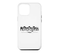 Vintage Metropolitain Paris Metro Sign Black Print Case for iPhone 12 Pro Max