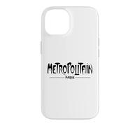 Vintage Metropolitain Paris Metro Sign Black Print Case for iPhone 14