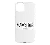 Vintage Metropolitain Paris Metro Sign Black Print Case for iPhone 15 Plus