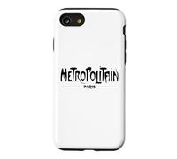 Vintage Metropolitain Paris Metro Sign Black Print Case for iPhone SE (2020) / 7/8