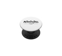 Vintage Metropolitain Paris Metro Sign Black Print PopSockets Adhesive PopGrip