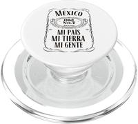 Vintage Mexico Old Mi Pais Mi Tierra Mi Gente, Mexican Pride PopSockets PopGrip for MagSafe