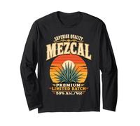 Vintage Mezcal Agave Mexican Spirits Long Sleeve T-Shirt