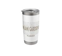 Vintage Miami Gardens Florida Stainless Steel Insulated Tumbler