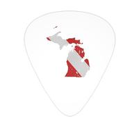 Vintage Michigan Scuba Dive Flag Map Guitar Picks Plectrums For Guitar Bass 12 Pack