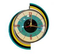 Vintage Mid Century Battery Operated Clock for Living Room Decoration