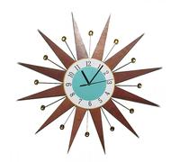 Vintage Mid Century Clock Battery Operated For Living Room Decoration(,a)