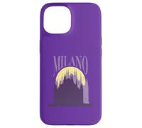 Vintage Milan Cathedral Italy Architecture Tourism Landmark Case for iPhone 15