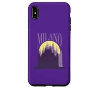 Vintage Milan Cathedral Italy Architecture Tourism Landmark Case for iPhone XS Max