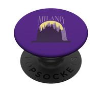 Vintage Milan Cathedral Italy Architecture Tourism Landmark PopSockets Adhesive PopGrip