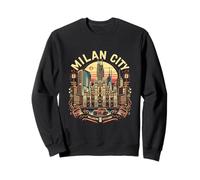 Vintage Milan Italy Gear | Retro Travel Sweatshirt