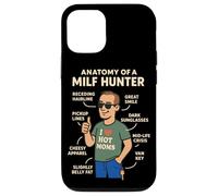 Vintage MILF Hunter Joke Meme Dad Humor Cheesy Pickup Line Case for iPhone 12/12 Pro